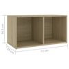 vidaXL Ensemble de meubles TV 5 pcs Ch&ecirc;ne sonoma Bois d'ing&eacute;nierie