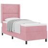 vidaXL Lit &agrave; ressorts avec matelas Rose 80 x 200 cm Velours