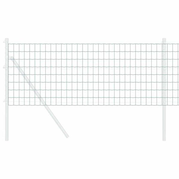 vidaXL Cl&ocirc;ture Euro Vert 0,4 x 25 m Fer rev&ecirc;tu de PVC