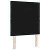 vidaXL T&ecirc;te de lit LED Vert fonc&eacute; 80 cm Cuir synth&eacute;tique