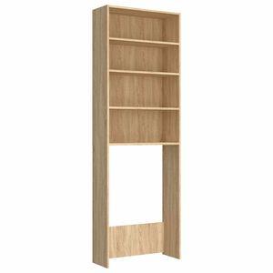 vidaXL Meuble de machine &agrave; laver Ch&ecirc;ne sonoma 64x24x190 cm