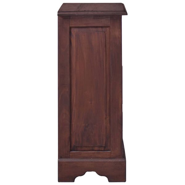 vidaXL Commode Marron classique Bois d'acajou massif