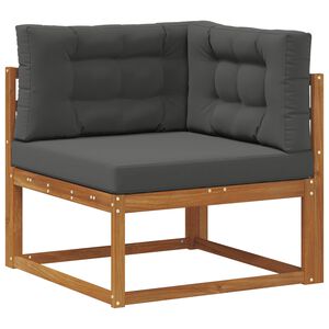 vidaXL Canap&eacute; d'angle ext&eacute;rieur Naturel