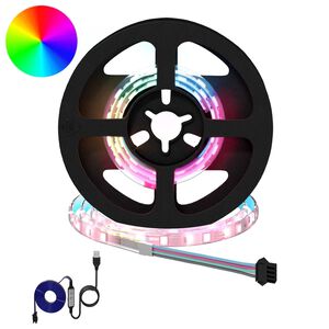 vidaXL Bande LED 2 pcs Noir et Transparent 350 mm Cuivre et plastique