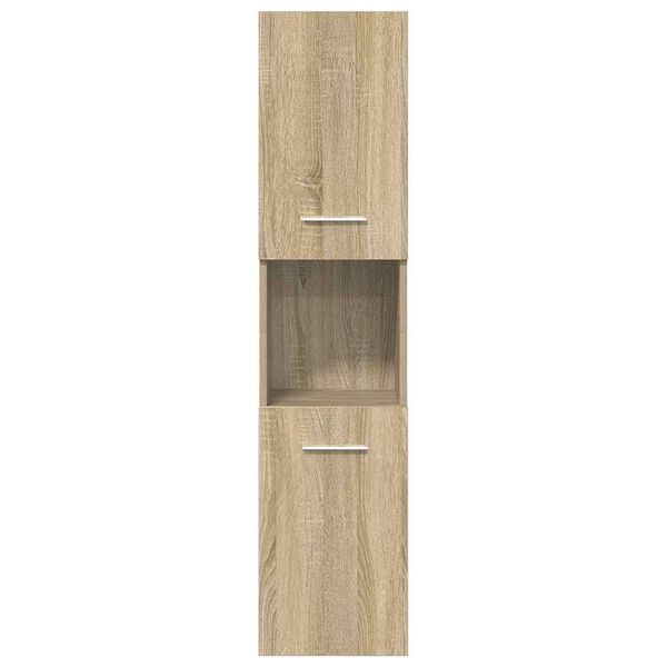 vidaXL Ensemble de meubles de salle de bain 5 pcs ch&ecirc;ne sonoma