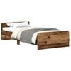 vidaXL Cadre de lit sans matelas vieux bois 75x190 cm bois ing&eacute;nierie