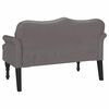 vidaXL Banc Chesterfield Gris 120,5 x 65 x 75 cm Simili cuir