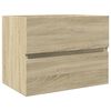 vidaXL Armoire d'&eacute;vier Ch&ecirc;ne sonoma 60x38,5x45 cm Agglom&eacute;r&eacute;