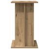 vidaXL Support d'aquarium Ch&ecirc;ne artisanal 80x35x60 cm Bois d'ing&eacute;nierie
