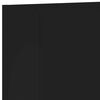 vidaXL Meuble TV mural noir 40,5x30x60 cm bois d'ing&eacute;nierie