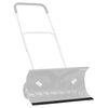 vidaXL Bordure en caoutchouc de chasse-neige noir 250x8x1 cm