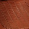 vidaXL Fauteuil en style d'aviation marron cuir v&eacute;ritable