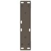 vidaXL Pieds de table basse 2 pi&egrave;ces Acier naturel 38 x (42-43,3) cm Acier