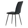 Venture Home Chaises &agrave; manger lot de 2 Windu velours noir