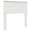 vidaXL Cadre de lit avec t&ecirc;te de lit Blanc 90 x 190 cm Pin massif