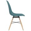 vidaXL Chaises &agrave; manger lot de 6 turquoise PP