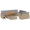 vidaXL Ensemble de canap&eacute; de jardin 13 pi&egrave;ces 12-Nombre de places