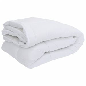 vidaXL Prot&egrave;ge-matelas blanc 160x220 cm