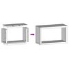 vidaXL Portant de bois de chauffage 100x40x60 cm acier inoxydable