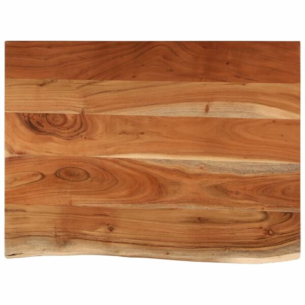 vidaXL Comptoir de salle de bain 80x60x2,5 cm rectangulaire acacia