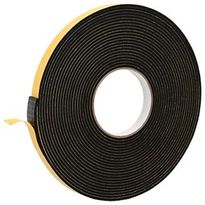 vidaXL Ruban adh&eacute;sif en mousse 10 pc Noir 20mm x 10m Mousse CR