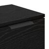 vidaXL Buffet avec tiroir Ch&ecirc;ne noir 60 x 30 x 70 cm Bois d'ing&eacute;nierie