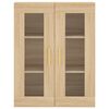 vidaXL Armoire murale ch&ecirc;ne sonoma 69,5x34x90 cm