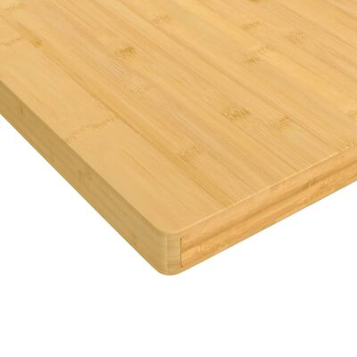 vidaXL Dessus de table 50x100x2,5 cm bambou