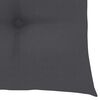 vidaXL Chaises de jardin lot de 8 avec coussins anthracite Teck solide