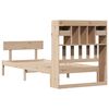 vidaXL Lit biblioth&egrave;que sans matelas 90x190 cm bois de pin massif