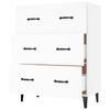 vidaXL Buffet blanc 69,5x34x90 cm bois d'ing&eacute;nierie