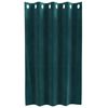 vidaXL Rideaux occultants 2 pcs Vert foncé 140 x 140 cm Velours