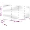 vidaXL T&ecirc;te de lit murale Marron miel 156x3x91,5 cm Bois massif de pin