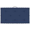 vidaXL Coussins de plancher de palette lot de 7 Bleu marine clair