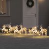 vidaXL Rennes LED avec 40 LED 7 pcs Multicouleur PET