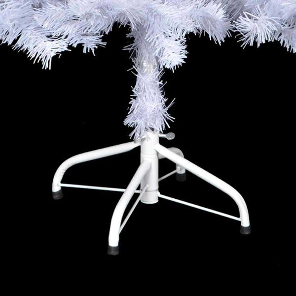 vidaXL Arbre de No&euml;l artificiel pr&eacute;-&eacute;clair&eacute;/boules 150 cm 380 branches