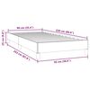 vidaXL Cadre de lit sans matelas rose 90x220 cm velours