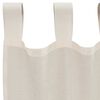 vidaXL Rideaux en voile avec passants 2 pcs cr&egrave;me