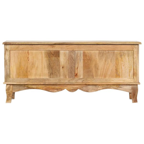 vidaXL Bo&icirc;te de rangement 100x38x45 cm Bois de manguier solide