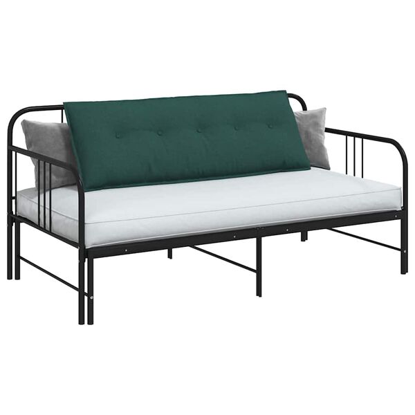vidaXL Coussin de Dos Vert fonc&eacute; 140 x 19 x 50 cm tissu
