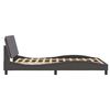 vidaXL Cadre de lit sans matelas Zadar gris 120x200 cm similicuir