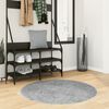vidaXL Tapis shaggy PAMPLONA poils longs moderne gris &Oslash; 100 cm