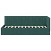 vidaXL Cadre de lit d'angle Vert fonc&eacute; 80 cm x 200 cm Velours