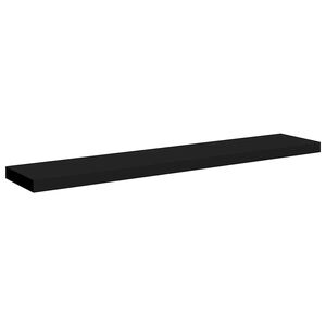 vidaXL &Eacute;tag&egrave;re murale flottante noir 120x23,5x3,8 cm MDF