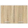 vidaXL Armoire suspendue Ch&ecirc;ne Sonoma et Blanc 60 x 31 x 40 cm