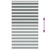 vidaXL Store z&egrave;bre gris fonc&eacute; largeur du tissu 115,9 cm polyester