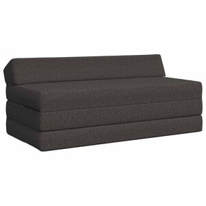 vidaXL Canap&eacute;-lit pliable Gris fonc&eacute; 120 x 60 x 49 cm Tissu