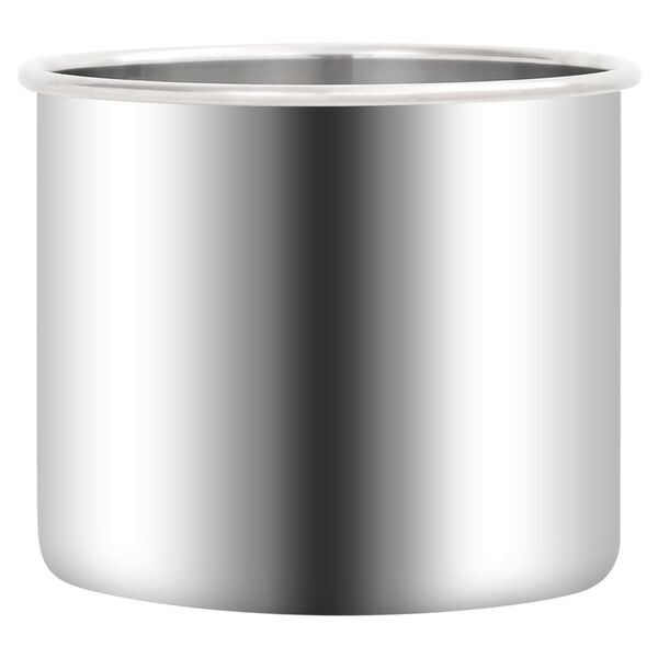 vidaXL Chambre &agrave; vide Inox 7,4 L