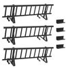 vidaXL Protection de neige pour toit Noir 300 x 29,5 x 34,5 cm Acier