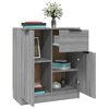 vidaXL Buffet Sonoma gris 60x30x70 cm Bois d'ing&eacute;nierie